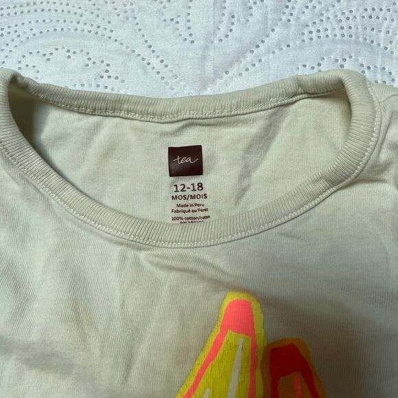 Tea Collection Banana Graphic Baby Tee Size 12-18 months - Picture 4 of 5